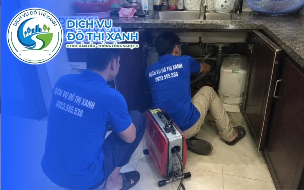 Thông cống nghẹt Tân Bình, Đô Thị Xanh hỗ trợ xử lý 24/7