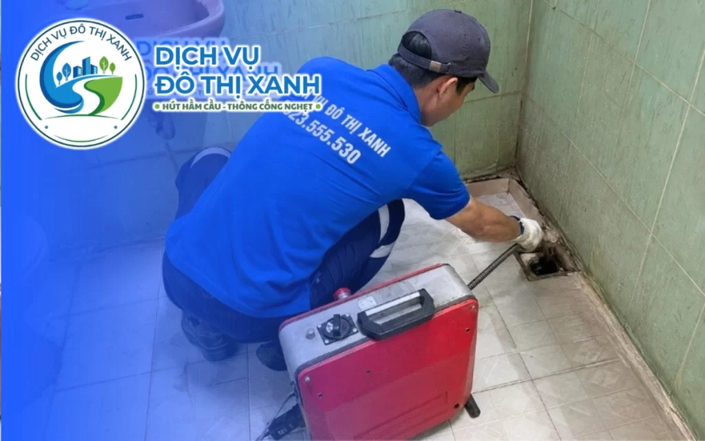 Thông cống nghẹt Thuận An, Đô Thị Xanh soi 2 đầu tuyến ống 7 Thông cống nghẹt Thuận An, Đô Thị Xanh soi kiểm tra cả 2 đầu tuyến ống