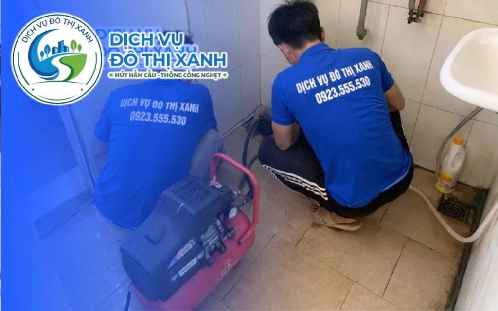 Thông cống nghẹt Trần Văn Thời, Đô Thị Xanh có mặt sau 40 phút