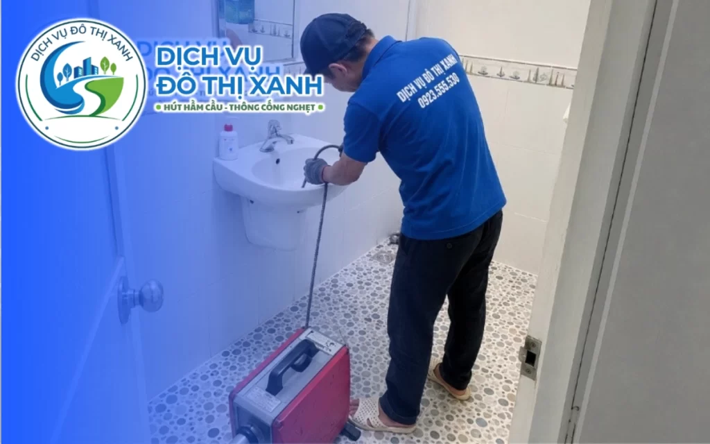 Thông cống nghẹt Vị Thanh, Đô Thị Xanh có mặt sau 30 phút