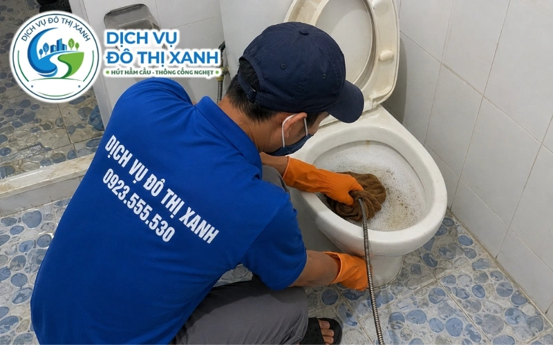 Kỹ thuật viên hướng dẫn khi nào tự thông và khi nào cần gọi thợ tại Vũng Liêm