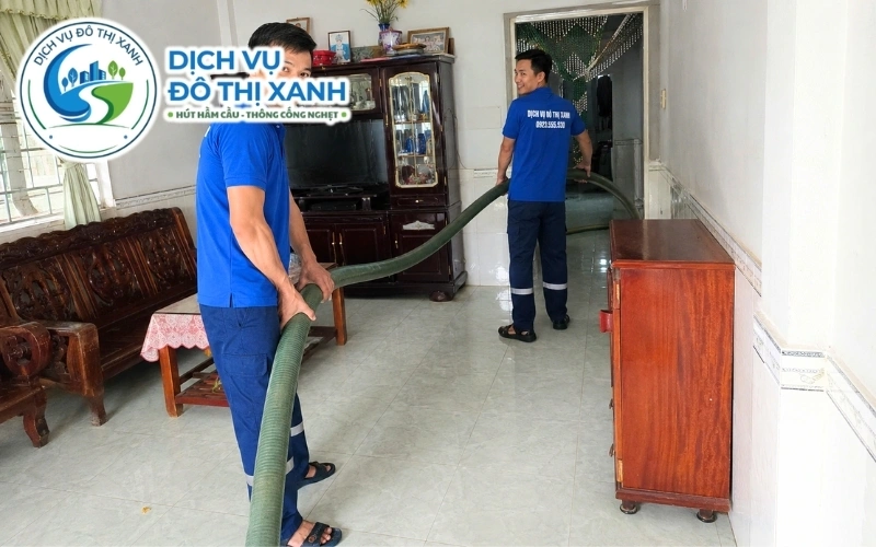 Xe hút hầm cầu Đô Thị Xanh phục vụ các xã thuộc khu vực Tân Thạnh